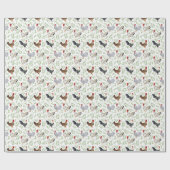 チキンラッピング紙 ラッピングペーパー (フラット)