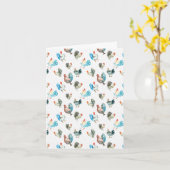 チキンラバーカントリー鶏 カード (黄色い花)