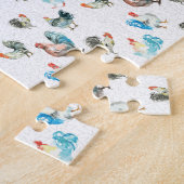 チキンラバーカントリー鶏 ジグソーパズル (側面)