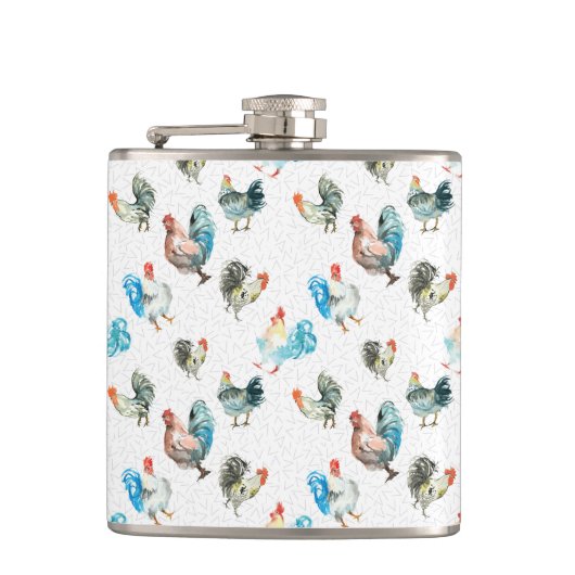 チキンラバーカントリー鶏 フラスク (正面)