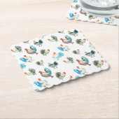 チキンラバーカントリー鶏 ペーパーコースター (アングル)