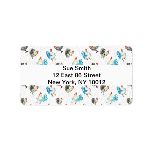 チキンラバーカントリー鶏 ラベル (正面)