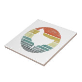 チキンラバーギフトおもしろい農家レトロヴィンテージFar タイル (側面)