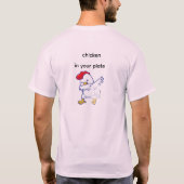 チキンラバーズTシャツ Tシャツ (裏面)