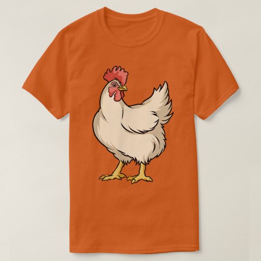 チキンラバー農家チキンファーム Tシャツ (デザイン正面)