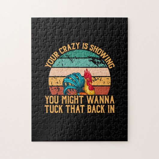 チキンラバー |タックしたいかも ジグソーパズル (縦)