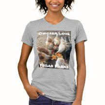 チキンラブTシャツ