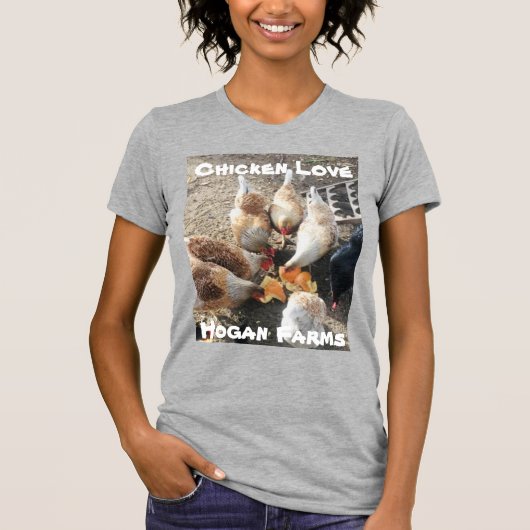 チキンラブTシャツ Tシャツ (正面)