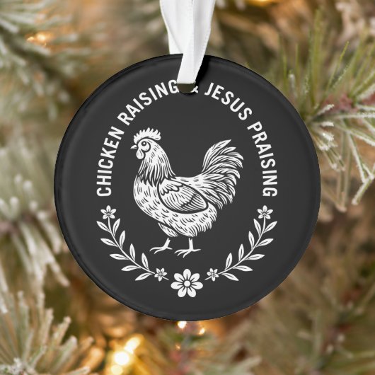 チキンレイジング&イエズスの賛美 オーナメント (ツリー)