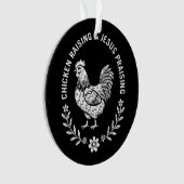 チキンレイジング&イエズスの賛美 オーナメント (正面)