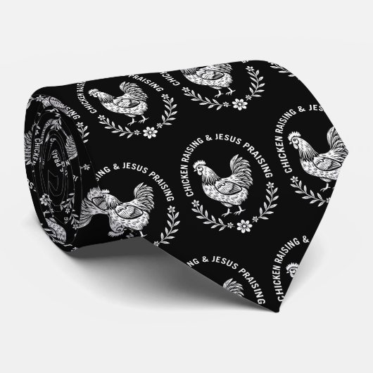 チキンレイジング&イエズスの賛美 ネクタイ (ロール)