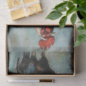 チキンロースターアートヴィンテージデカップエフエメラ 薄葉紙 (ギフト)