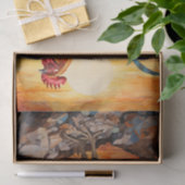 チキンロースターアートヴィンテージデカップエフエメラ 薄葉紙 (ギフト)