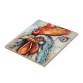 チキンロースターアート タイル (側面)