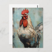 チキンロースターアート ポストカード (正面/裏面)