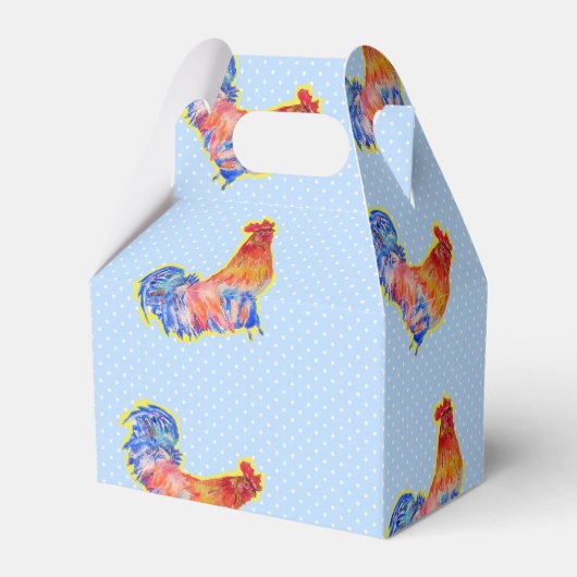 チキンロースターブルーボーイズお誕生日ケーキお願い箱 フェイバーボックス (裏面サイド)