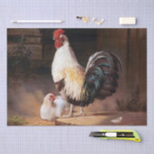 チキンロースターヴィンテージアート 薄葉紙 (クラフト)