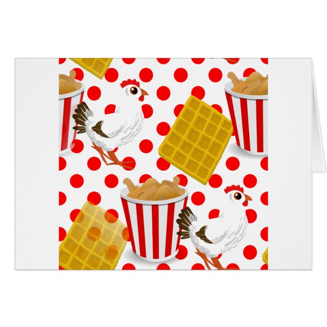 チキンワッフル (正面横)