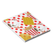 チキンワッフル ノートパッド (アングル)