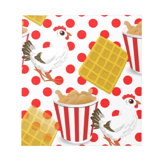 チキンワッフル ノートパッド (正面)