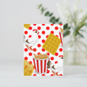 チキンワッフル ポストカード (スタンド正面)