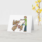 チキン保ズ カード (黄色い花)