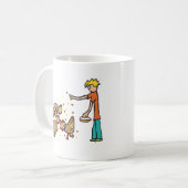 チキン保ズ コーヒーマグカップ (正面左)