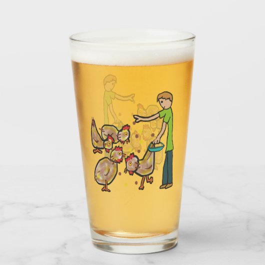 チキン保ズ タンブラーグラス (ドリンク正面)