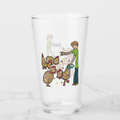 チキン保ズ タンブラーグラス (正面)