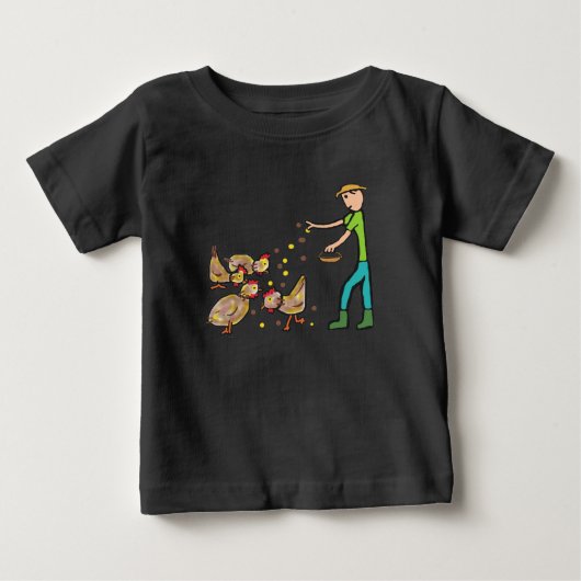 チキン保ズ ベビーTシャツ (正面)