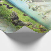 チキン天国 ラッピングペーパー (角)