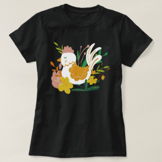 チキン好きのシャツ Tシャツ