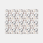 チキン好きの方へ フリースブランケット (正面(横))