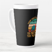 チキン好き |タックしたい カフェラテマグ (左アングル)