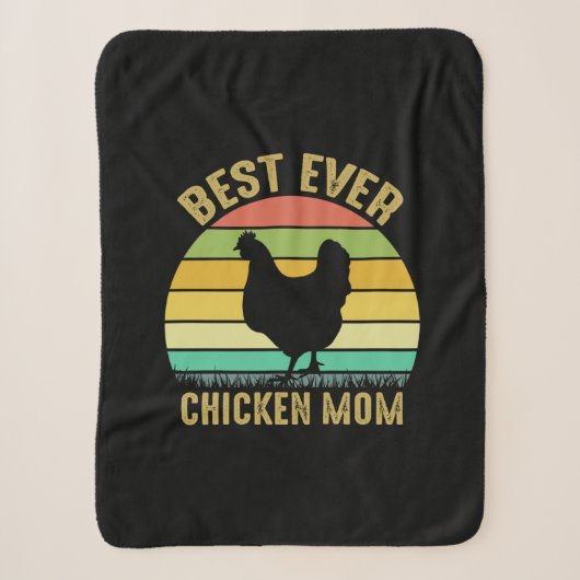 チキン好き | Ever 最高の Chicken Mom シェルパブランケット (正面)