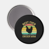 チキン好き | Ever 最高の Chicken Mom マグネット (正面/裏面)