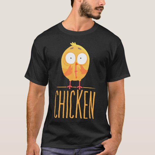 チキン怖い鶏 Tシャツ (正面)