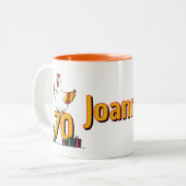 チキン恋人誕生日70thヘンペットキリシタン ツートーンマグカップ (正面左)