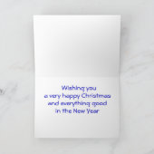 チキン愛好家のためのクリスマスカード！ シーズンカード (内部)