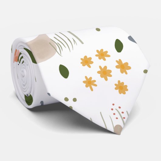 チキン愛好家ファルミヤードアニマルかわいらしフローラ ネクタイ (ロール)