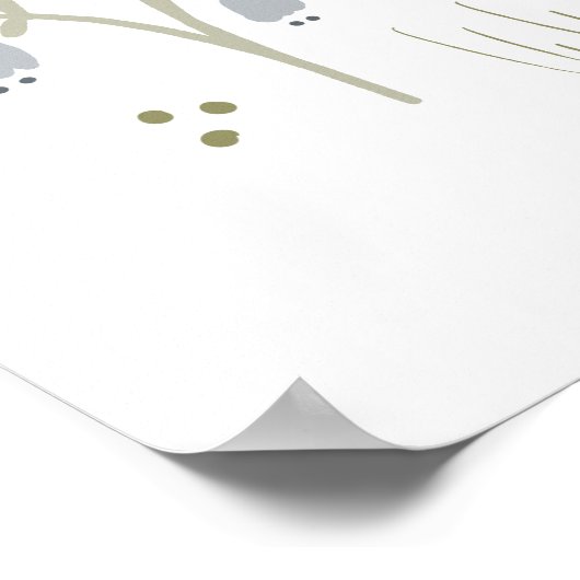 チキン愛好家ファルミヤードアニマルかわいらしフローラ ポスター (角)