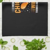 チキン愛好家 |チキンウィング キッチンタオル (折り畳み)