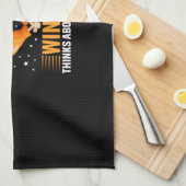 チキン愛好家 |チキンウィング キッチンタオル (四つ折り)