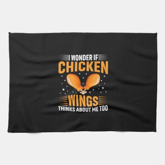 チキン愛好家 |チキンウィング キッチンタオル (横)