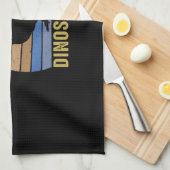 チキン愛好家 |小さな恐竜を育てる キッチンタオル (四つ折り)