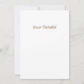 チキン招待状 (裏面)