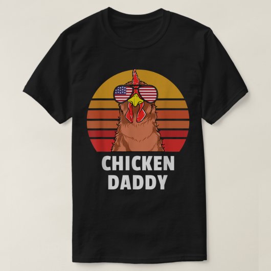 チキン最高のクリンパパ常時 Tシャツ (デザイン正面)