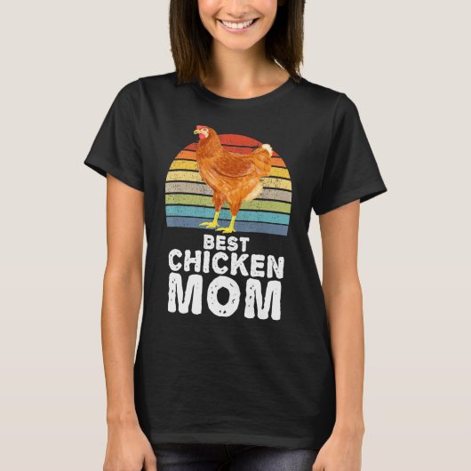 チキン最高のマム農家チキン Tシャツ (正面)