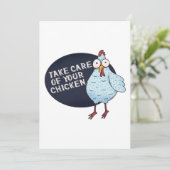 チキン気にを持って行け サンキューカード (スタンド正面)