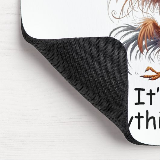 チキン熱狂するよ素晴らし全てフィ素晴らしン マウスパッド (コーナー)